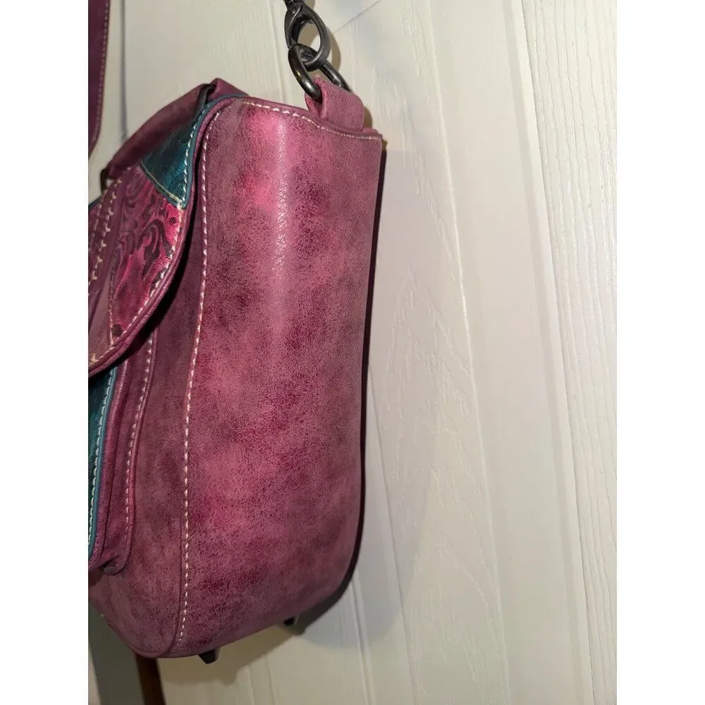 NEW Montana West Colorful Embossed Collection‎ Crossbody Bag